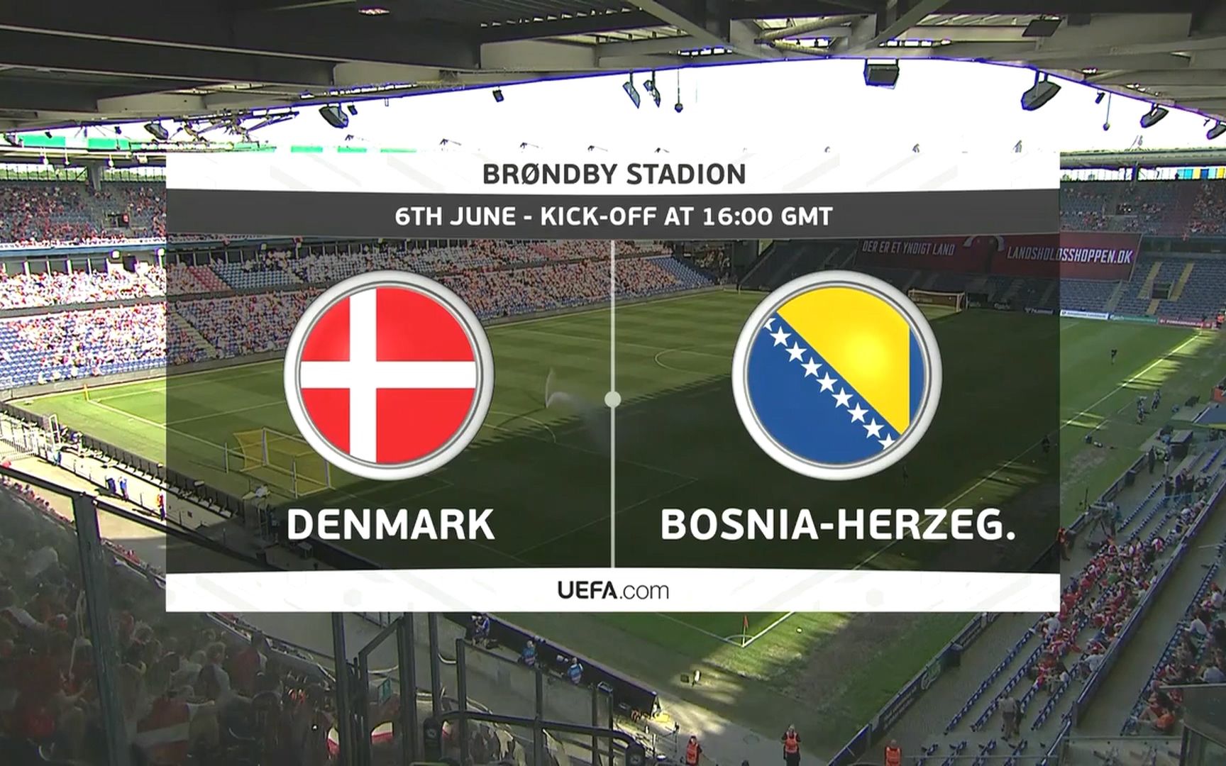 波黑惨败丹麦，无缘晋级欧锦赛